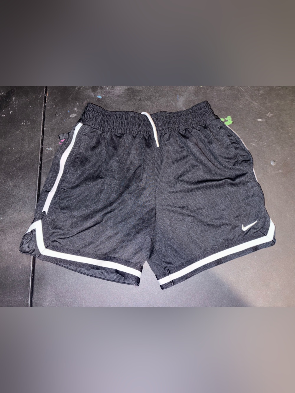 Nike Black Shorts with White Trim